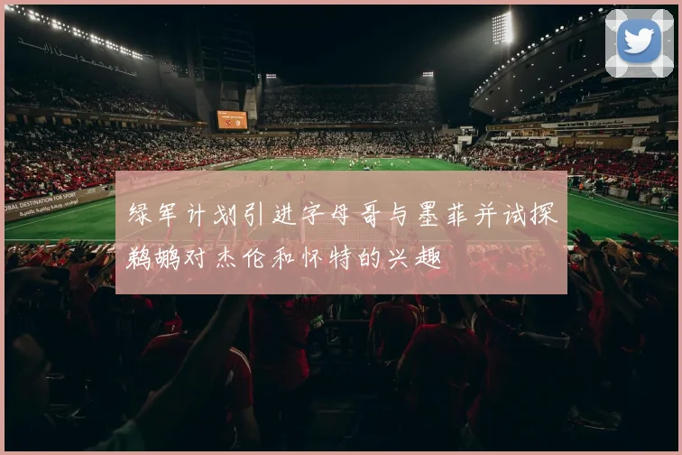绿军计划引进字母哥与墨菲并试探鹈鹕对杰伦和怀特的兴趣